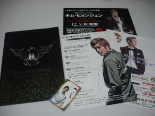Very Rare Kim Hyun Joong First Tour 2011 In Japan Program Concert Brochure Book
