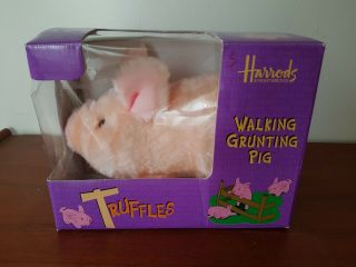 Harrods - Truffles The Walking Grunting Pig - 1986 Iwaya - Box Rare