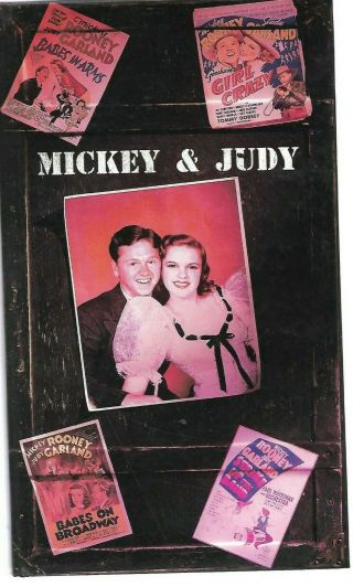 Judy Garland And Mickey Rooney 4 - Cd Box Set With Book,  Rare,  Out Of Print