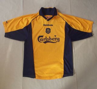 Liverpool 2000 2001 Away Shirt Rare Authentic Carlsberg 10 Owen (s)