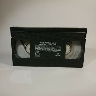 The Christmas Light VHS 1995 RARE OOP Simitar Computer Animated Kids Movie Tape 4