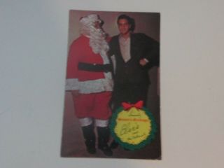 Rare Elvis Photo Card Sent From Col Parker Office Christmas 1960 
