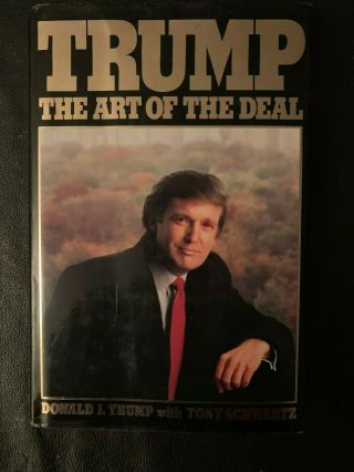 Rare The Art Of The Deal First Edition 1987 President Donald Trump