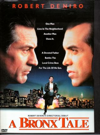 A Bronx Tale Dvd Rare Oop Robert De Niro Chazz Palminteri Scratch 1993
