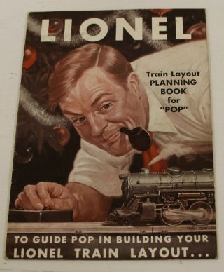 Rare 1949 Lionel " Train Layout Planning Book For Pop "