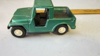 Vintage Tootsietoy Diecast Jeep Car 5 Truck Toy Usa 3.  5 " Rare Deformed