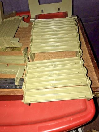 Rare Olive Green Vintage Schaper Stomper Bridge Track Parts Collectible