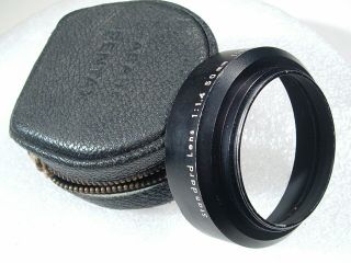 Rare 50mm F/1.  4 Pentax Lens Hood W/case - 49mm