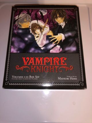 Vampire Knight Box Set,  Vol.  1 By Matsuri Hino (2010,  Paperback) Rare Oop Manga
