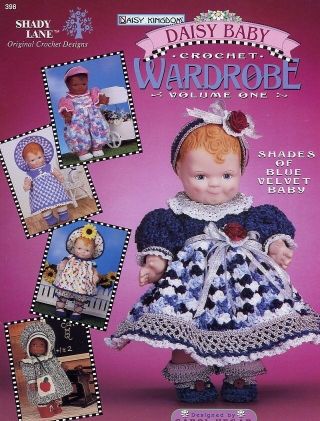 Daisy Baby Doll 12 " Wardrobe Volume One Crochet Pattern Leaflet Rare