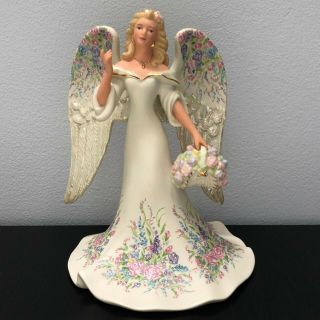 Lenox Rose Of Heaven Angel Figurine Rhyn - Rivet Exclusive Rare