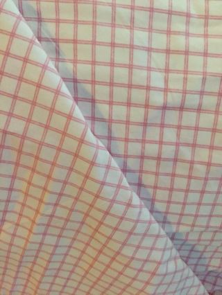 Pottery Barn Kids Duvet Twin French Rose Pink & White 100 Cotton Retired Rare 5