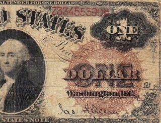 Affordable Rare $1 1880 Us Note Large Brown Seal Z33455390