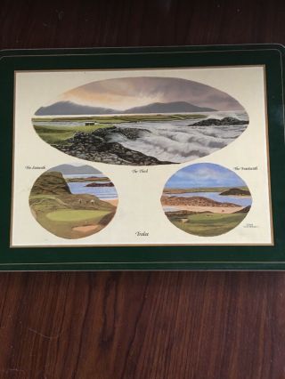 Rare Vintage Golf Prints By John Woodfull Featuring Ireland’s Best Courses 2