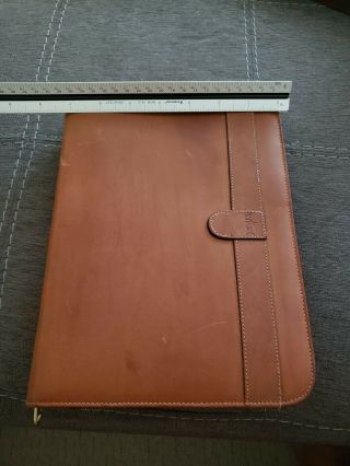 Hartmann Leather Folio,  3 Ring Planner,  Rare
