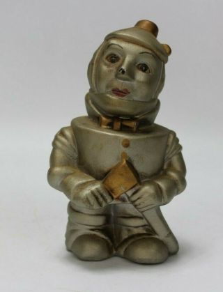 Stunning Rare Vintage 1938 7 " The Wizard Of Oz Tin Man Ceramic Figurine Bank