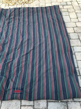 RARE Vintage Polo Ralph Lauren Down Duvet Comforter Duvet Made in USA Striped 7