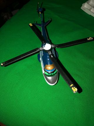 Disney Pixar Planes Diecast Very Rare Police Helicopter Patrol With Hook 7 "