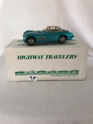 Rare 1954 Pontiac Bonneville Special 106 Highway Travelers 1:43 Scale Green