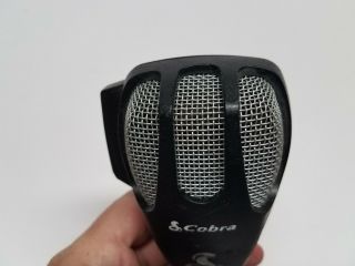 Cobra M73SL CB Radio Microphone 4 Pin Rare Sliver Grill 2