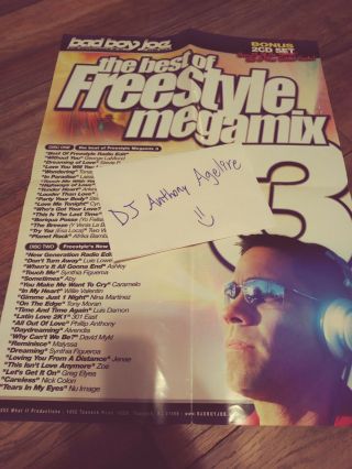 Rare Freestyle 2003 Limited 18x24 Promo Poster For Bad Boy Joe Megamix 3