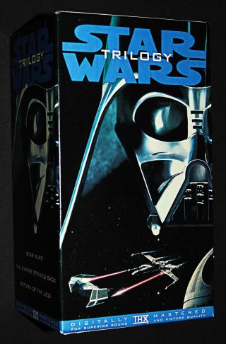Star Wars Trilogy 1995 Boxed Set 3 Vhs Tapes Rare Oop Hope,  Return Jedi