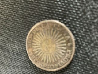 Argentina Del Rio De La Plata - 4 Soles 1826 Silver Coin Rare