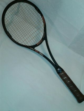 Rare Wilson Ultra 2 Midsize Tennis Racquet Braided Graphite W Boron 4 1/2l