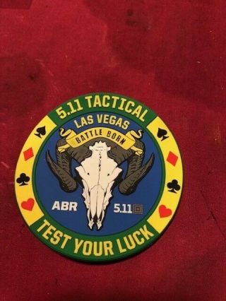 5.  11 Patch Las Vegas Promo Test Your Luck Patch Rare