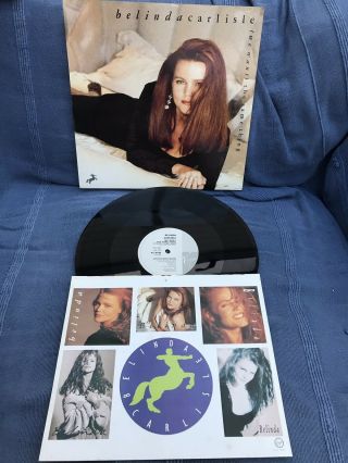 Belinda Carlisle - We Want The Same Thing - Rare 12” Vinyl Single With Stickers