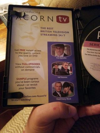 Acorn Agatha Christie ' s Poirot Series 3 DVD Rare OOP 3