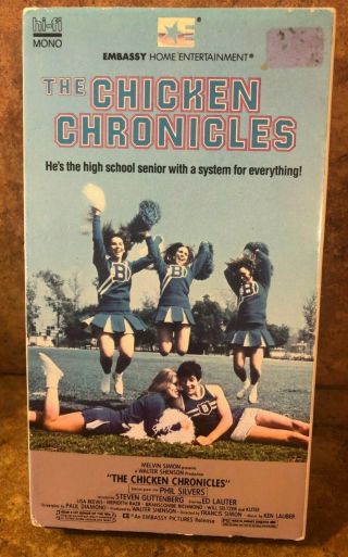 The Chicken Chronicles (vhs) Embassy Video Teen Comedy Rare Never On Dvd