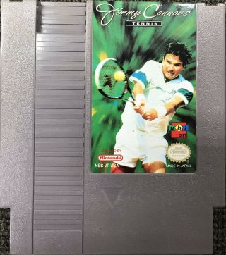 ☆ Jimmy Connors Tennis ☆ Nintendo,  Nes,  ☆rare☆ Authentic Good Great