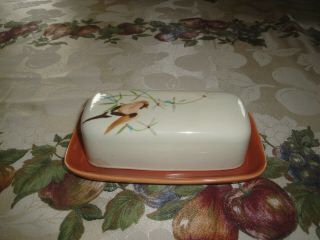 Red Wing Dinnerware Spring Song Butter Dish Rare