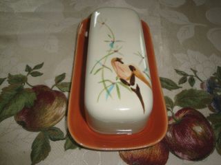 Red Wing Dinnerware Spring Song Butter Dish Rare 3