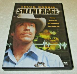 Silent Rage Chuck Norris Dvd Oop Rare Suspense Thriller