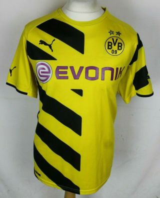 Borussia Dortmund Home Football Shirt 14 - 15 Mens Large Puma Rare