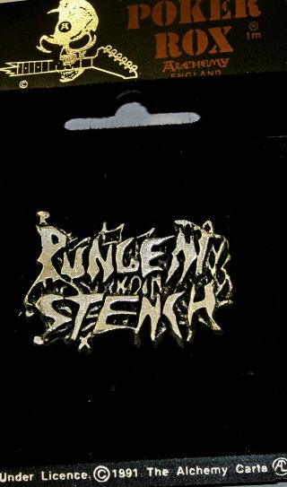 Poker Rox Pungent Stench Logo Pin Clasp Rare Pc225