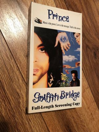 Rare Promotional Screener Graffiti Bridge (vhs,  1991) Prince,  Morris Day