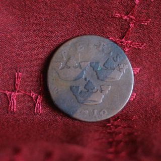1719 Sweden 1 Ore Copper Scandinavian World Coin Crowns Arrows Rare