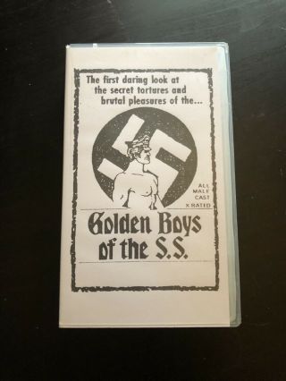Golden Boys Of The Ss Rare Cult Horror Sleaze Vhs Exploitation Gore Insanity