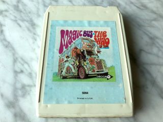 The Who Magic Bus 8 - Track Tape Decca 6 - 5064 Rare Pete Townshend,  Roger Daltrey