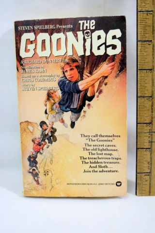 The Goonies By James Kahn Steven Spielberg Richard Donner (1985) Rare Pb