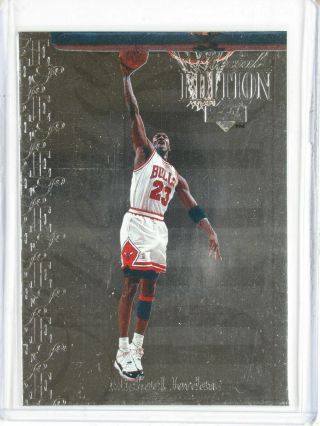 1995 - 96 Upper Deck Special Edition Michael Jordan Rare Se100 Silver Foil Sp