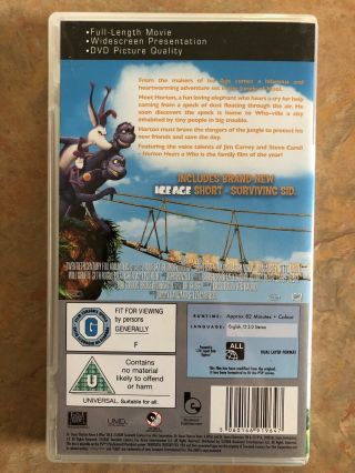 Horton Hears A Who (UMD Movie for PSP) RARE 3