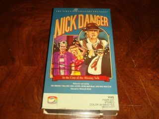 Rare 1983 Vhs Firesign Theatre " Nick Danger In The Case Of The Missing Yolk " Ec