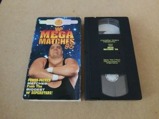 Wwf Mega Matches 95 1995 Vhs Coliseum Video Wwe Rare Wf501 Non Rental