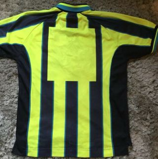 Manchester City Man City 1998 Playoff Final Away Shirt Size M Kappa Rare Item 3