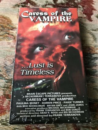 Caress Of The Vampire Vhs Horror Rare