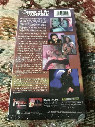 Caress of the Vampire VHS horror rare 2